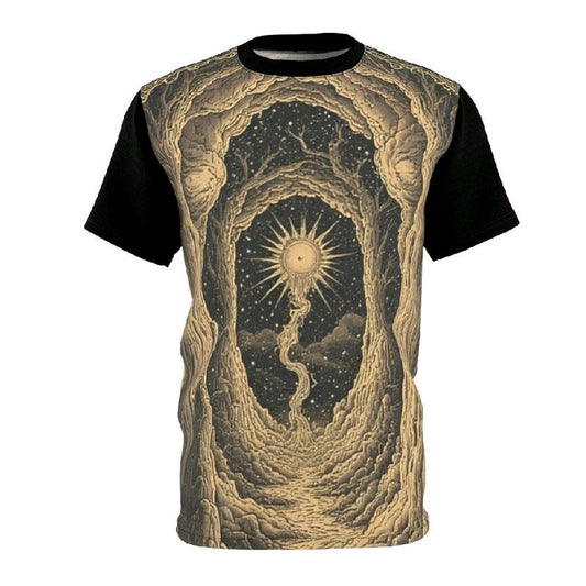 Mystic Light Cut & Sew Tee (Print all over) Menswear Streetwear Man Tshirt Top Casual