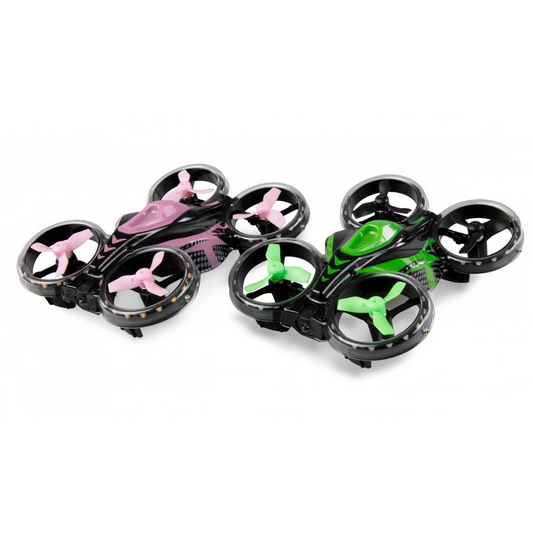 Amewi RC kit Fightstar - set of battle drones, green and pink (4262408976387)